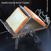 Camp Stove Toaster Stainless Steel Foldable Portable Camp Stove Toaster