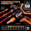 SOMELINE Ferrule Hexagonal Crimping Tool Kit, 21 Sizes Ferrules, 24-8