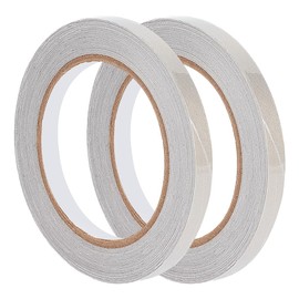 DELORIGIN 2 Rolls 40M Double Sided Conductive Adhesive Tape 0.4" x65.6“ High Shielding Tape Sticky Waterproof Conductive Tape for EMI Shielding Interference Signal Blocking Cable Wire