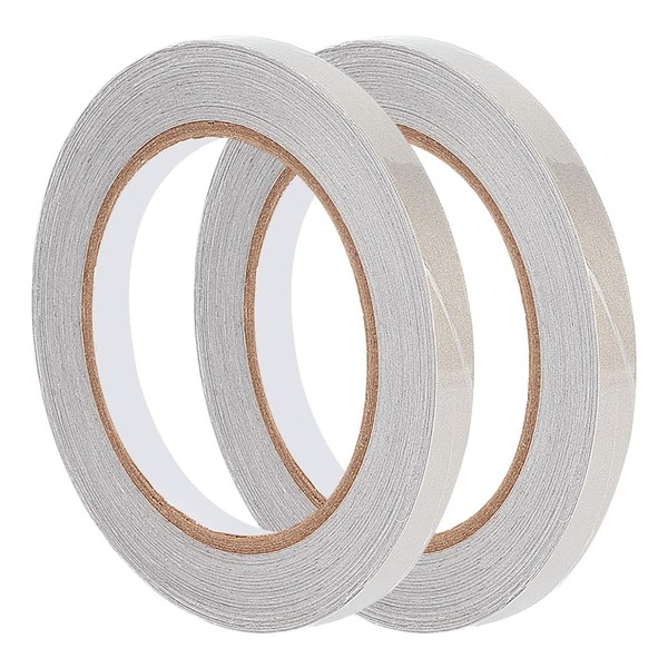 DELORIGIN 2 Rolls 40M Double Sided Conductive Adhesive Tape 0.4"