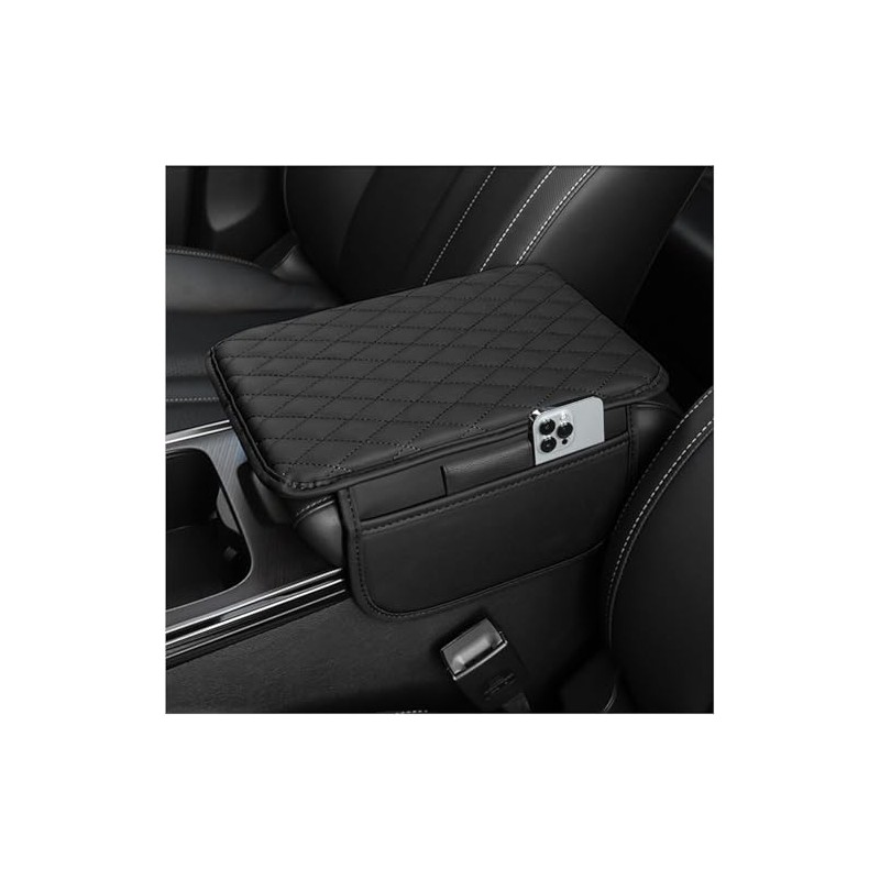 Upgraded Car Center Console Cover for Most Vehicles,Microfiber Leather Universal