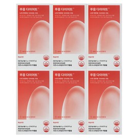 Doctor Bullet Dr. Bullet Pueung Diet Peach Flavor 6g x 20 packs 6 / 닥터블릿 푸응 다이어트 복숭아맛 6g x 20포 6개