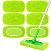 6-Pack Reusable Mop Pads Fit Swiffer Sweeper, Microfiber Cleaning Mop