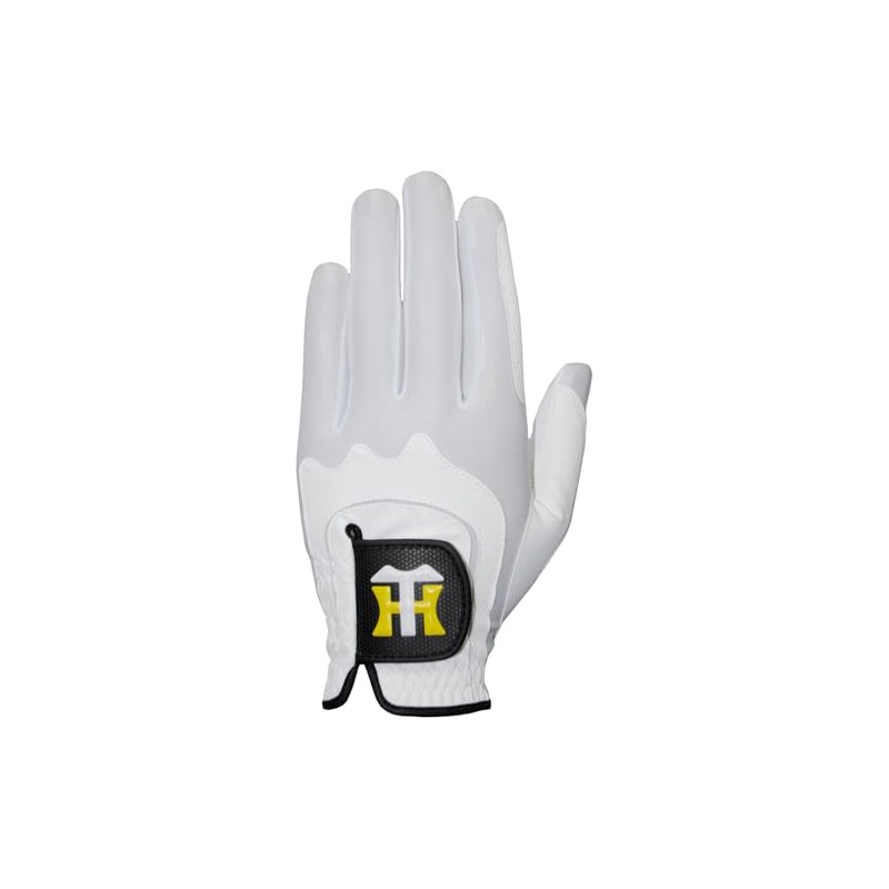LEZAX HTGL-4605 Hanshin Tigers Golf Gloves, Left Hand, White