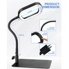 IVMAIE 10X Magnifying Glass with Light and Stand LED Magnifier