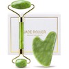 huefull Genuine Jade Roller & Gua Sha Set for Face,
