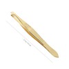 FOMIYES 2pcs Eyebrow Tweezers Brow Plucking Tools for Men and