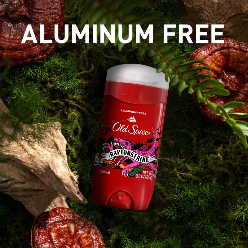 Old Spice Aluminum Free Deodorant for Men, Raptorstrike Scent, 3.0