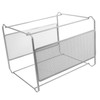 Operitacx Hanging File Organizer Mesh File Storage Holder Iron Design