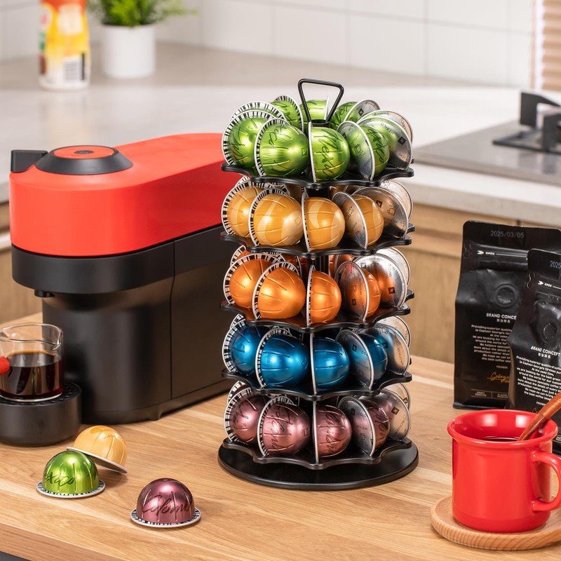 ZCDCP Coffee Pod Holder System - 5-Tier Coffee Pod Holder