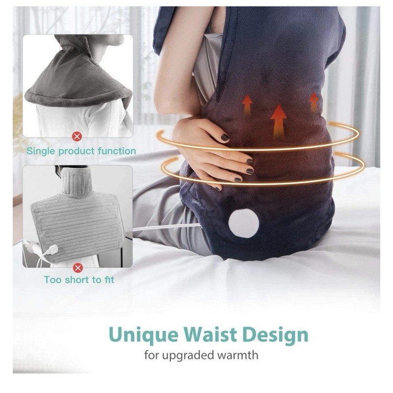 Homech HM-BD005 Heating Pad for Back Pain and Cramps, 35