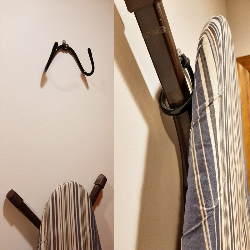 Pmsanzay Ironing Board Hanger Wall Mount Ironing Board Holder Organizer