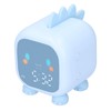 LED Alarm Clock Mini Portable Voice Control Temperature Display USB