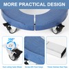 W B D WEIBIDA Round Dolly Cart Heavy Duty, Adjustable