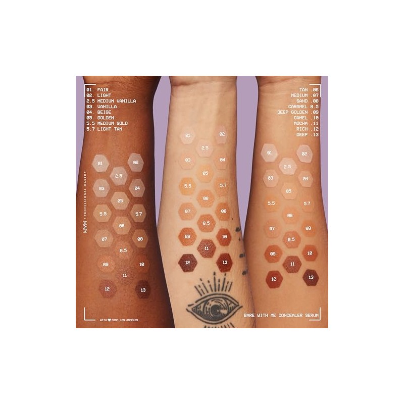 Nyx Professional Makeup Bare with me Serum Calm Concealer Beige,