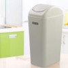 Tstorage 10 L Plastic Trash Can with Swing Lid ,