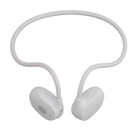 Open Ear Headphones Wireless Bluetooth 5.3 EDR Air Conduction Headphones Sweatproof HiFi Stereo Earphones for Workout Running Cycling Driving White