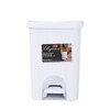 Stefanplast Elegance Bathroom Dustbin, White, 20.5 x 20.5 x 28