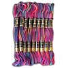 Pack of 12 Anchor Skeins Cotton Rainbow Multi Double Shade