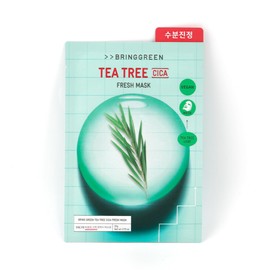 Bring Green Fresh Mask Tea Tree Cica 10 sheets 1 -R / 브링그린 프레시마스크 티트리시카 10매 1개 -R