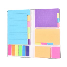 Sticky Note Memo Notes Pads for Work Teachers Students Stationary Supplies Index Labels Colourful Bookmark with PET