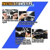 Car Steering Wheel Lock, Car Security Anti-Theft Device Retractable Steering