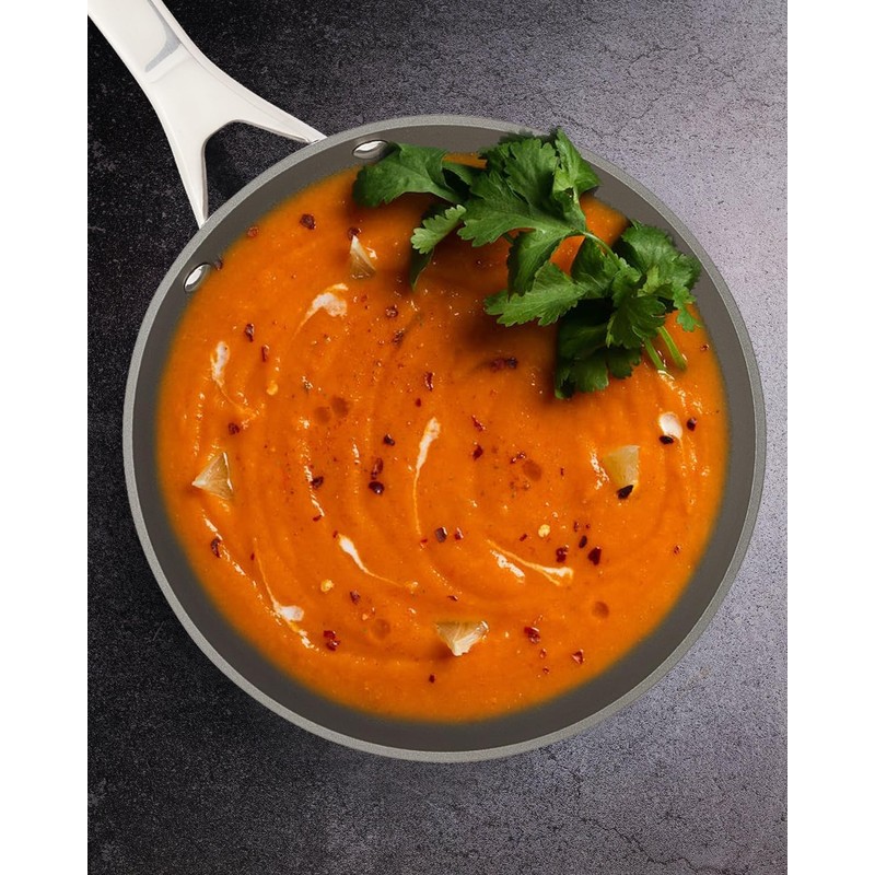 MSMK 2.5 QT PFAS-FREE Ceramic enamel saucepan with Tempered Glass