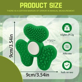 Fidget Spinners, 9 * 9CM Green Clover Design Anxiety Relief Mini Fidget Toys Stress Relievers for Classroom Prizes Relaxation and Family Fun Fidget Toys for Friends and Girlfriends