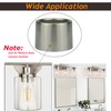 QMTSINEW Metal Lamp Shade Collar Rings, Light Socket Shade Ring