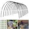 Garden Hoops Grow Tunnel, 12 Sets of 7FT Greenhouse Hoops