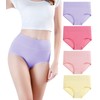 wirarpa Women's Cotton Underwear High Waisted Briefs Ladies Panties Underpants