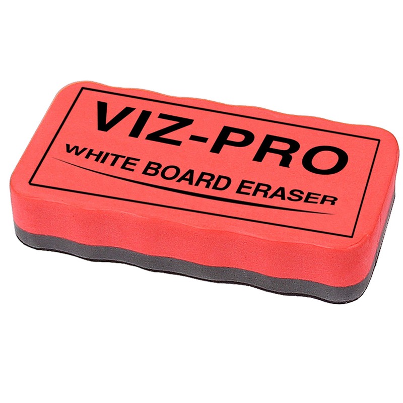 VIZ-PRO Magnetic White Board Eraser, 3 Colored Eraser, 3 Piece