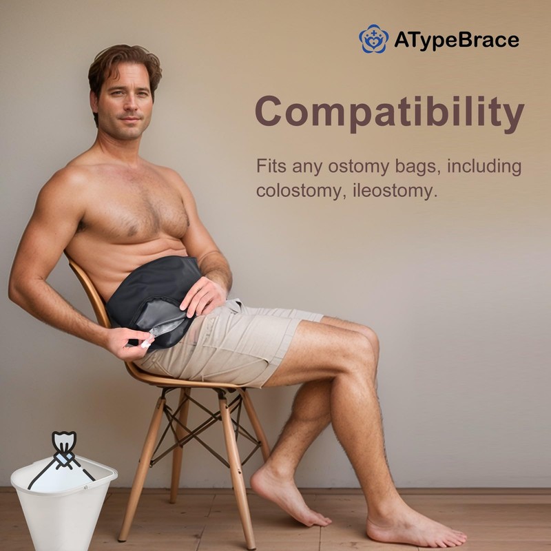 Diagonal Ostomy Belt: Leak - Proof & Odor - Masking