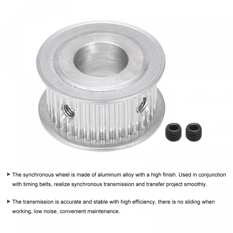 sourcing map 3M35 Teeth Timing Belt Pulley Timing Belt Drive