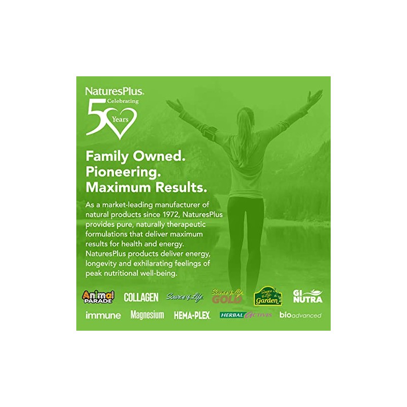 NaturesPlus Creatine Micro-Optimised Capsules - 100% Pure Creatine Monohydrate Supplement
