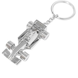Freedale Metal Car Keyring Accessories for your Key – Perfect Fathers Day, Birthday, Christmas for Fans of Racing, Cars and Formula 1 – Sturdy Keychain for Men and Women (Silver 1)