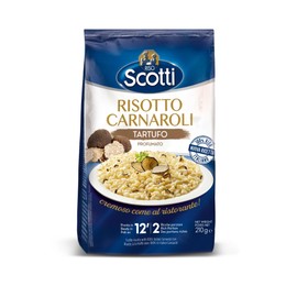 Riso Scotti - Risotto al Tartufo - Riso Carnaroli Senza Glutine - 210 gr