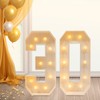 Gdrasuya10 Marquee Numbers 30th Light up Numbers 3ft Tall Large