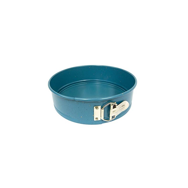 casaWare 9-inch Springform Pan Ceramic Coated NonStick (Blue Granite)