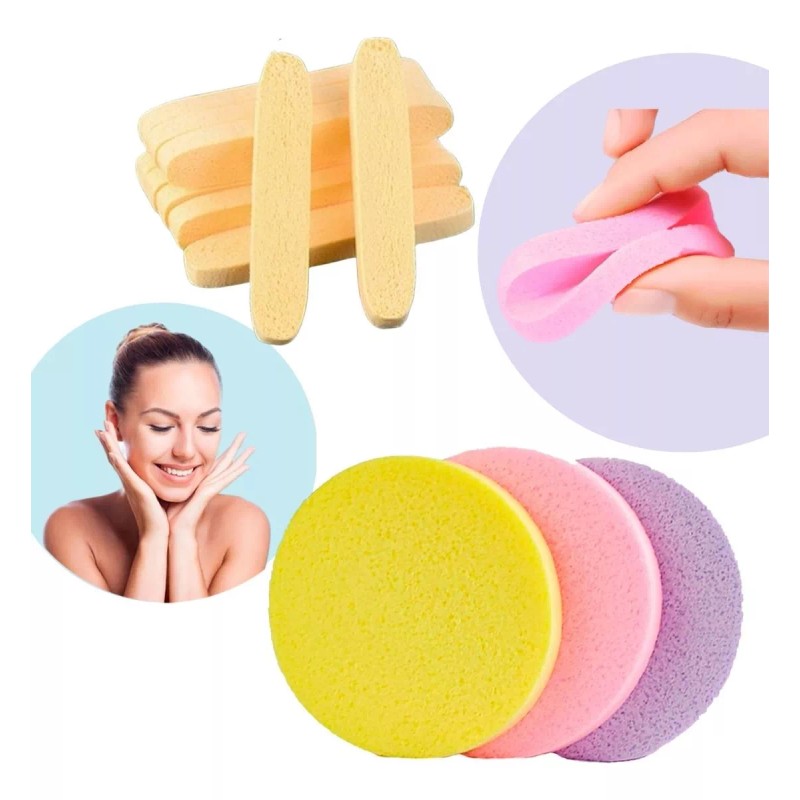 Universo en Linea 36 Pzs Esponja Facial Comprimida Lavado Facial