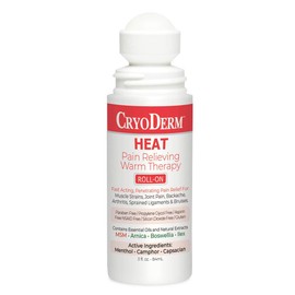 CryoDerm Heat Lotion 3 oz Roll On