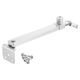 uxcell 1Pcs 305mm Casement Stay Window Latch, Stainless Steel Casement Window Stays, Adjustable Friction Stay Hinges Window Brace, Spray Silver