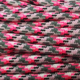 Army Universe Pretty in Pink 550LB Military Nylon Paracord Rope 100 Feet