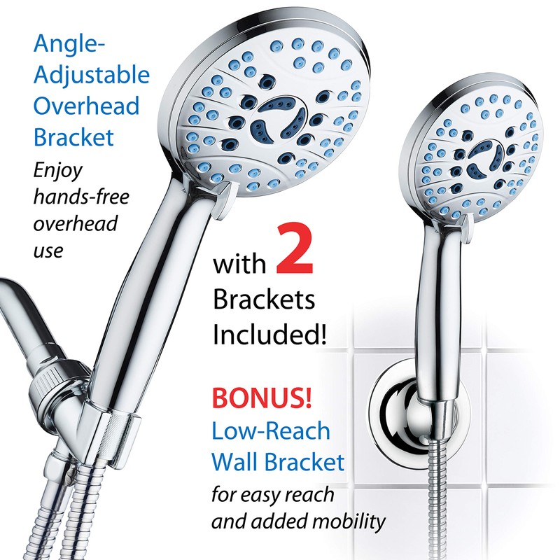 Hotel Spa AquaCare Retail Pack High Pressure 8-setting Handheld Shower