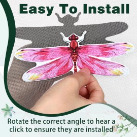 NoBrand 6 Pieces Screen Magnets Flexible Screen Door Protector Decorative Screen Door