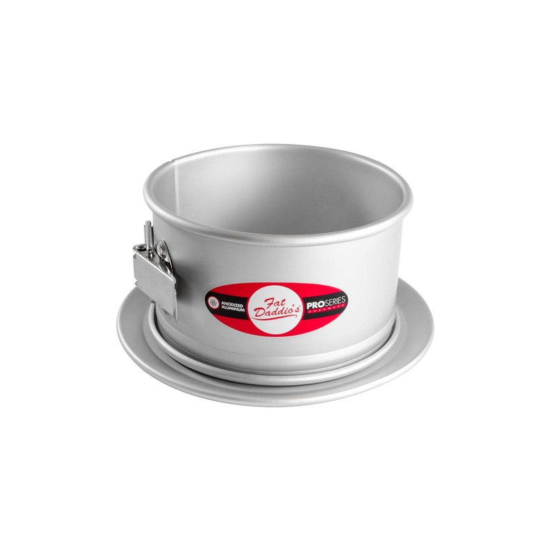 Fat Daddio's Springform Pan Anodized Aluminum, 6 x 3 Inch,