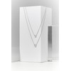 Gold & Deer G-DIA Moissanite 5-part necklace 1 carat /