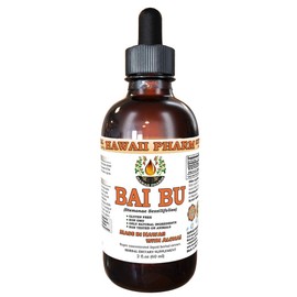 HawaiiPharm Bai Bu Tincture, Bai Bu, Stemona (Stemonae Sessilifoliae) Root Liquid Extract, Herbal Supplement 2 oz