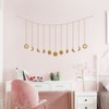 Moon Phase Garland Hanging Moon Phase Decoration Lunar Wall Ornaments