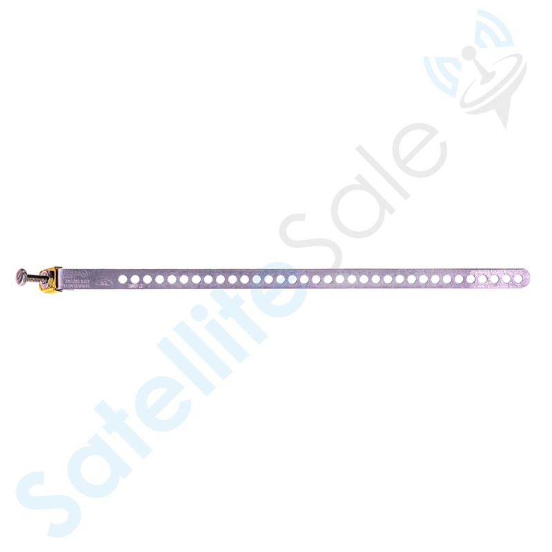 SatelliteSale Galvanized Steel Grounding Strap 12" Flexible and Adjustable Pack